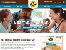 Tablet Screenshot of barberfoods.com